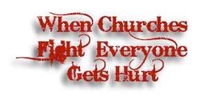 church fight